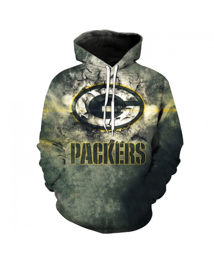 NFL Green Bay Packers Hoodie 3D Hoodie With Zipper Sweatshirt Jacket Pullover